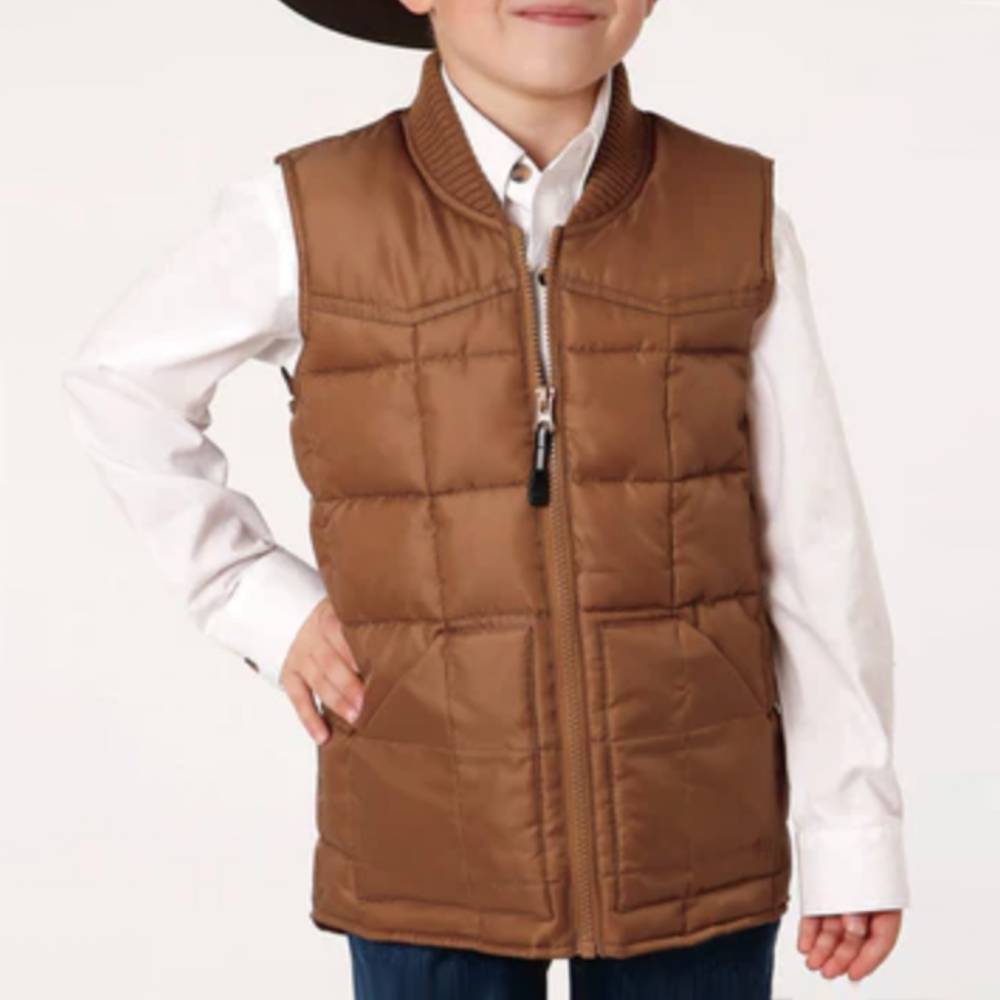 Roper Boy's Poly Filled Vest KIDS - Boys - Clothing - Outerwear - Vests Roper Apparel & Footwear   