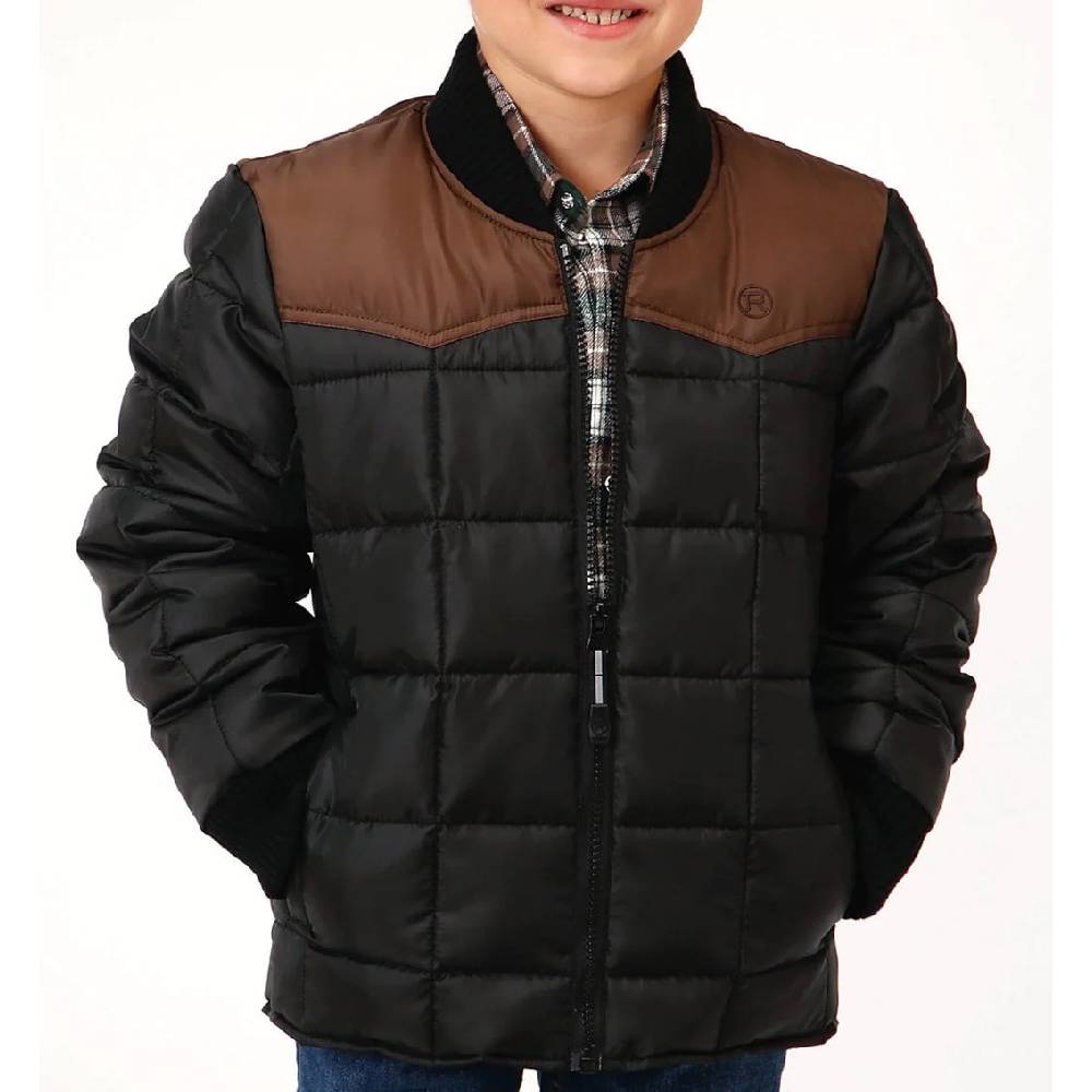 Roper Boy's Quilted Poly Jacket KIDS - Boys - Clothing - Outerwear - Jackets Roper Apparel & Footwear   