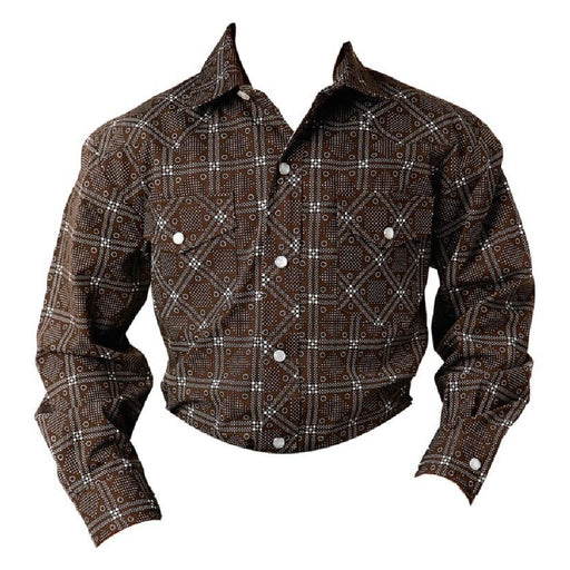 Roper Boy's Retro Pearl Snap Shirt KIDS - Boys - Clothing - Shirts - Long Sleeve Shirts Roper Apparel & Footwear   