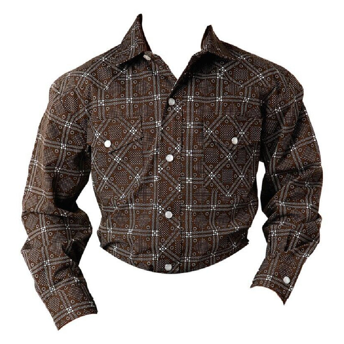 Roper Boy's Retro Pearl Snap Shirt KIDS - Boys - Clothing - Shirts - Long Sleeve Shirts Roper Apparel & Footwear   