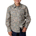 Roper Boy's Sketchy Paisley Print Shirt KIDS - Boys - Clothing - Shirts - Long Sleeve Shirts Roper Apparel & Footwear   