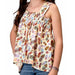 * Roper Girl's Smocked Feather Tank Top - FINAL SALE KIDS - Girls - Clothing - Tops - Sleeveless Tops Roper Apparel & Footwear