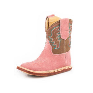 Roper Girl's Pink Suede Western Boot KIDS - Footwear - Boots Roper Apparel & Footwear 1  