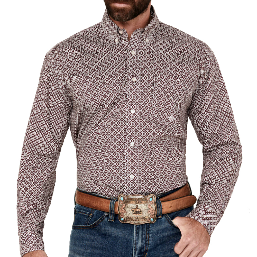 Roper Men's Amarillo Button Down Shirt MEN - Clothing - Shirts - Long Sleeve ROPER APPAREL & FOOTWEAR