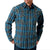 Roper Men's Diamond Dobby Plaid Snap Shirt MEN - Clothing - Shirts - Long Sleeve Shirts Roper Apparel & Footwear   