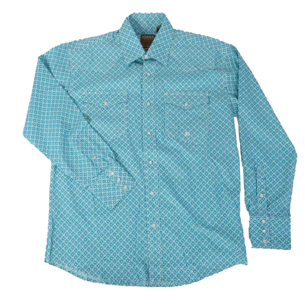 Roper Men's Four Point Shirt MEN - Clothing - Shirts - Long Sleeve ROPER APPAREL & FOOTWEAR