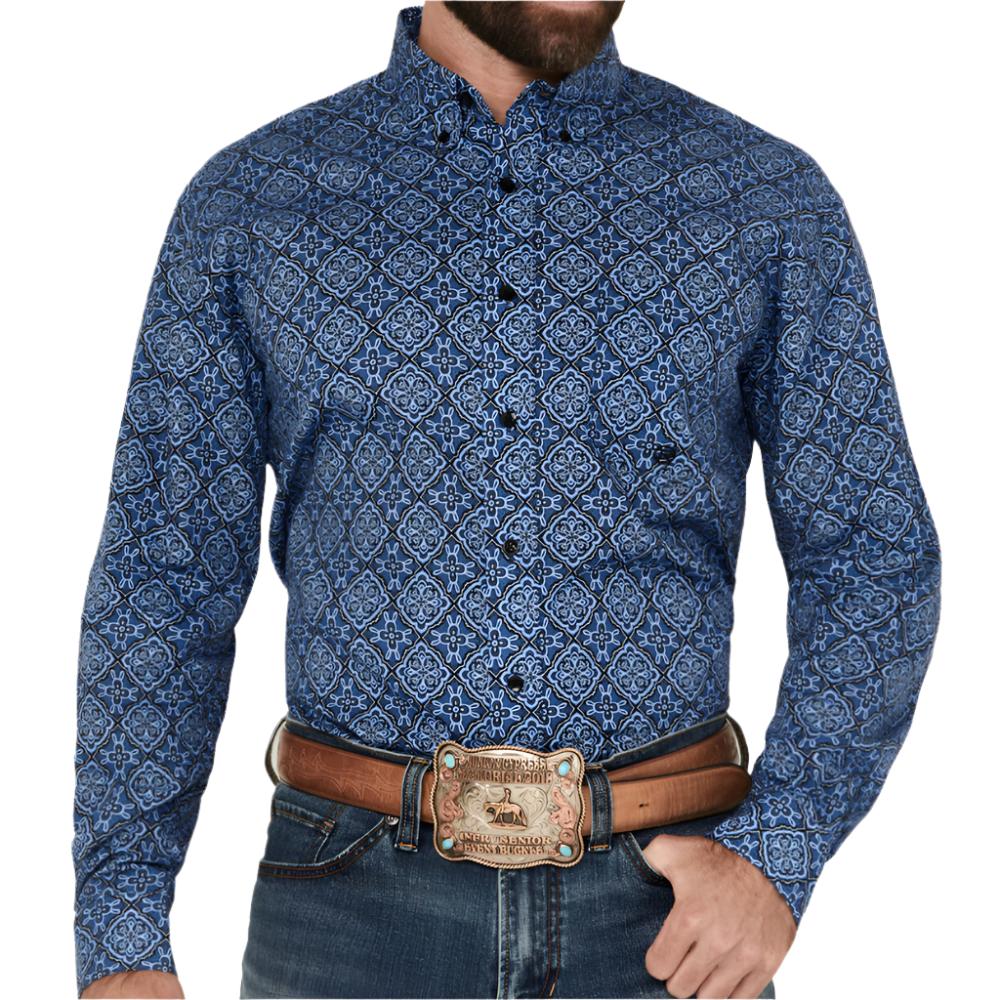 Roper Men's Medallion Print Shirt MEN - Clothing - Shirts - Long Sleeve Roper Apparel & Footwear