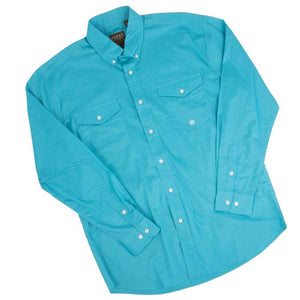 Roper Men's Solid Poplin Stretch Shirt MEN - Clothing - Shirts - Long Sleeve Roper Apparel & Footwear