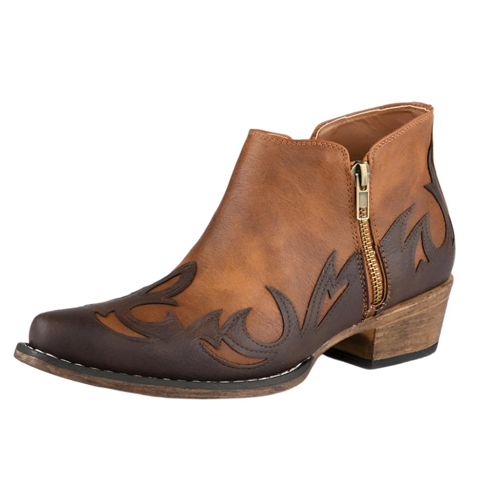 Roper Lorene Western Bootie WOMEN - Footwear - Boots - Booties ROPER APPAREL & FOOTWEAR   