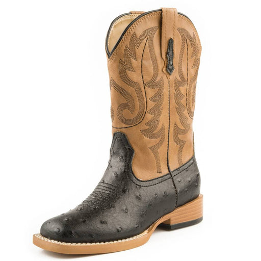 Roper Youth Faux Ostrich Boot KIDS - Footwear - Boots Roper Apparel & Footwear   
