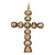 Rose Cut CZ Black Enamel Cross Pendent WOMEN - Accessories - Jewelry - Pins & Pendants Karli Buxton   