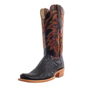 R. Watson Men's Nicotine Full Quill Ostrich Boot MEN - Footwear - Exotic Western Boots R Watson   