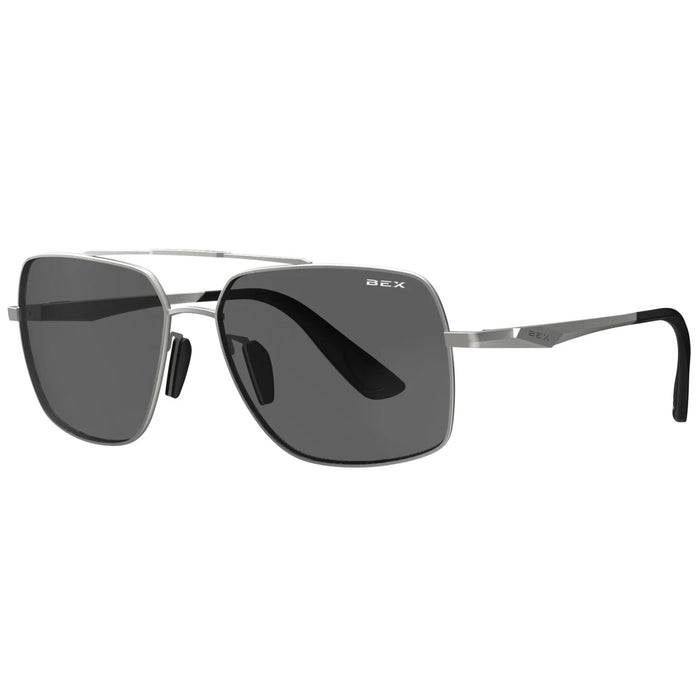 BEX Wing Sunglasses ACCESSORIES - Additional Accessories - Sunglasses Bex Sunglasses Matte Silver/Gray