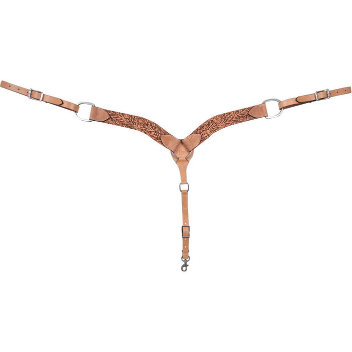 Cashel 2-1/4" Antique Leaf Breast Collar