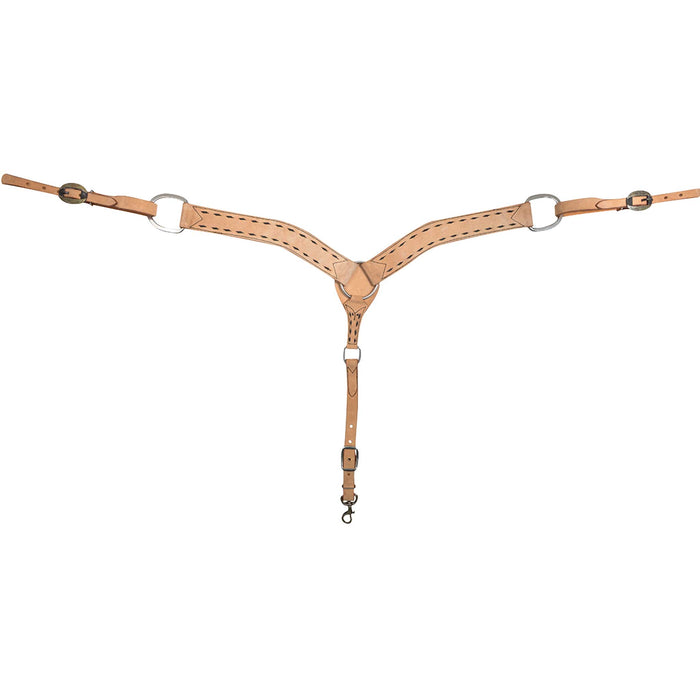 Cashel 2" Breast Collar w/Buckstitch