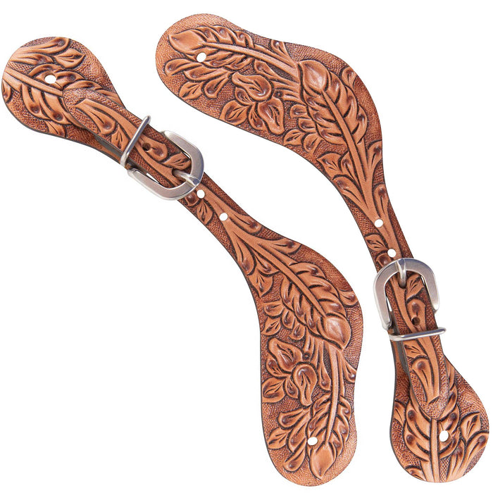 Cashel Antique Leaf Spur Strap
