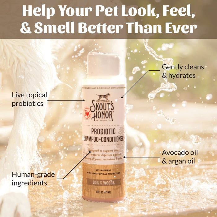 Skout's Honor Probiotic Shampoo and Conditioner