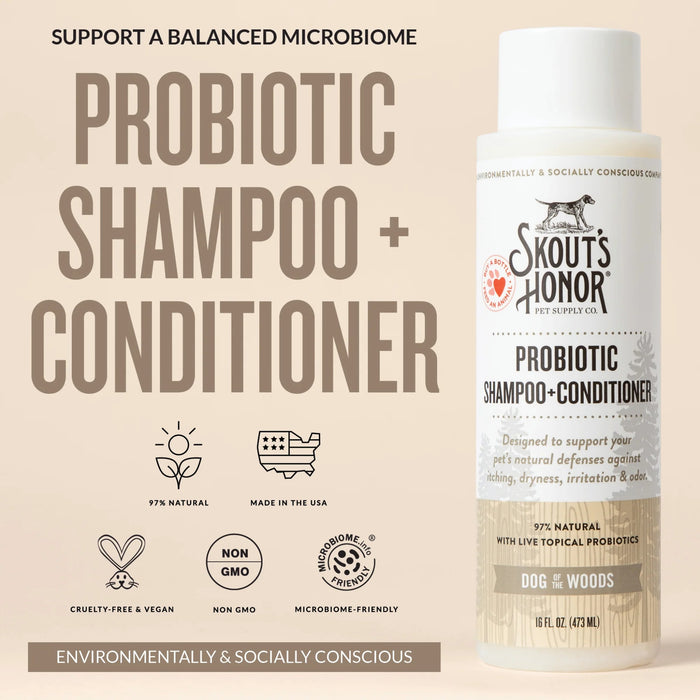 Skout's Honor Probiotic Shampoo and Conditioner