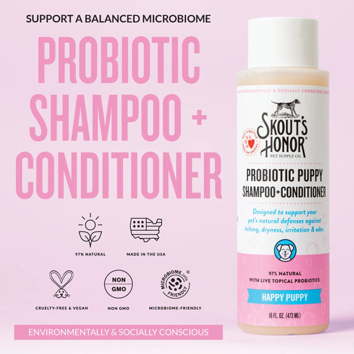 Skout's Honor Probiotic Puppy Shampoo and Conditioner Pets - Cleaning & Grooming Skout's Honor