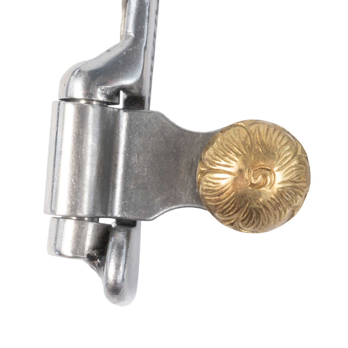 Professional's Choice Floral Shank 10pt Rowel Spur Tack - Spurs Professional's Choice