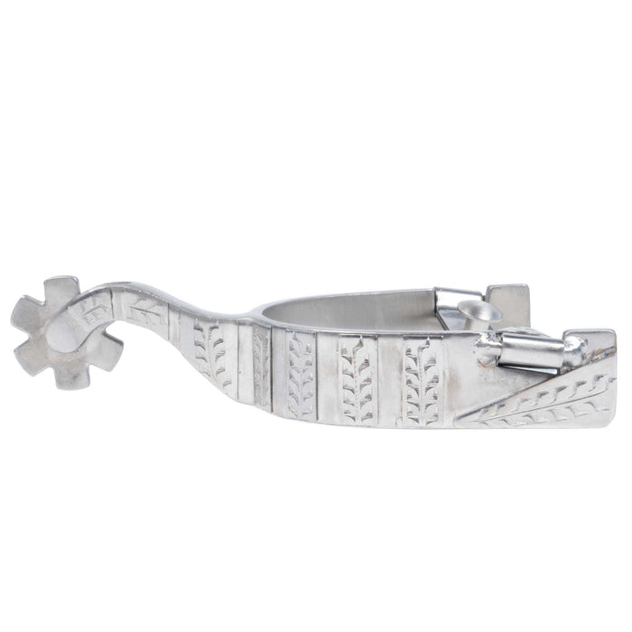Cowboy Tack Brushed Stainless Steel All Around Spurs Tack - Spurs Partrade