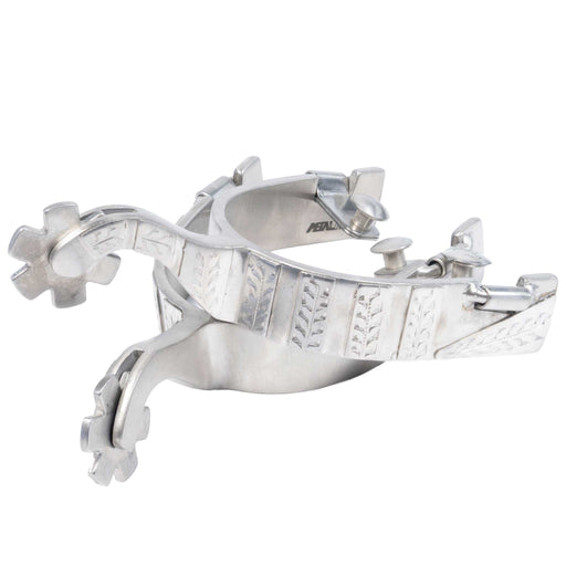 Cowboy Tack Brushed Stainless Steel All Around Spurs Tack - Spurs Partrade