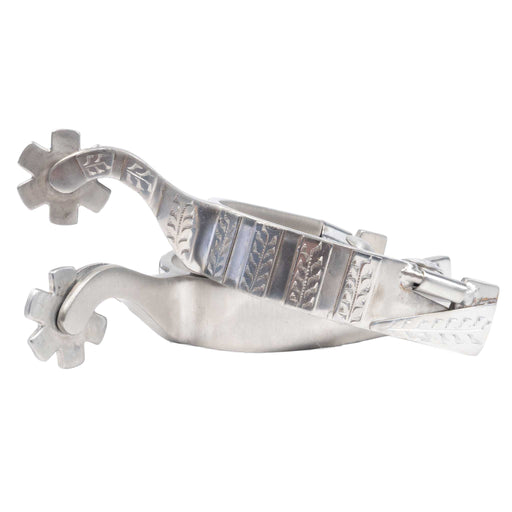Cowboy Tack Brushed Stainless Steel All Around Spurs Tack - Spurs Partrade