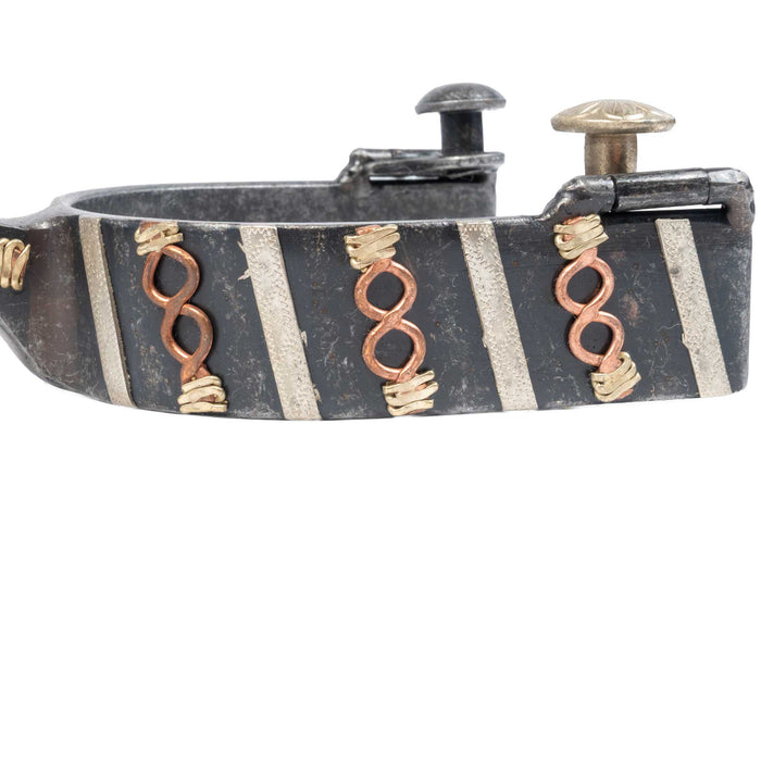 Cowboy Tack Barbwire Large Cup Spurs