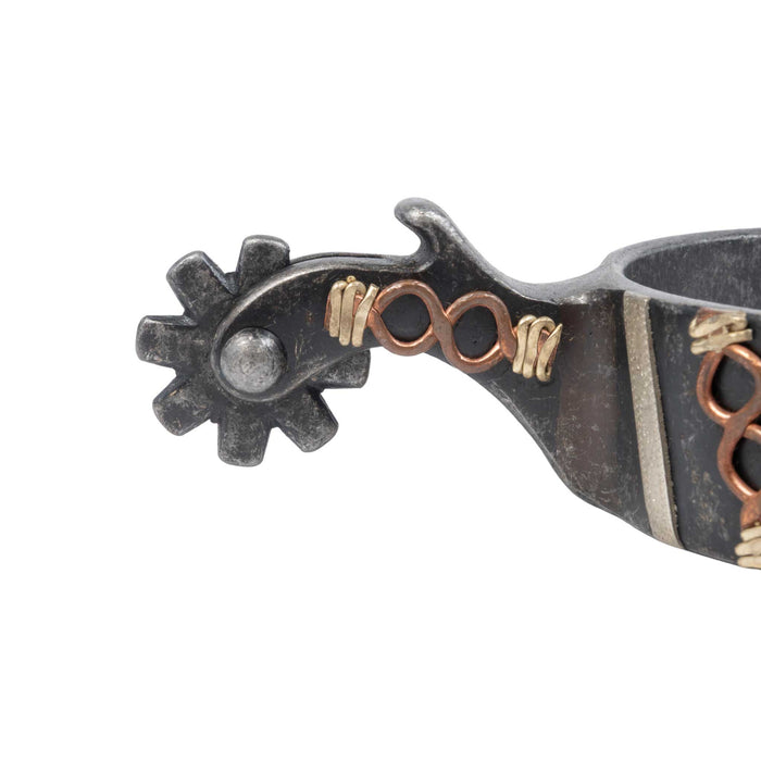 Cowboy Tack Barbwire Large Cup Spurs