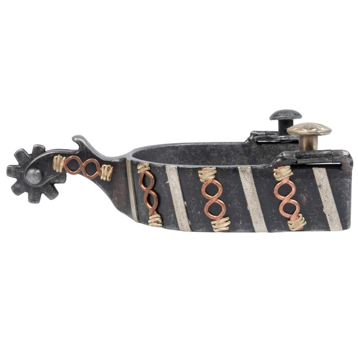 Cowboy Tack Barbwire Large Cup Spurs
