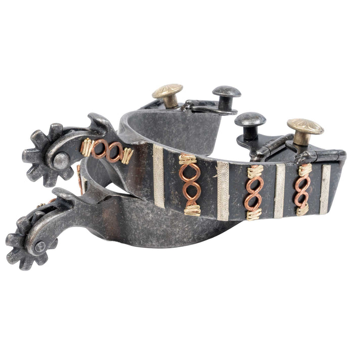 Cowboy Tack Barbwire Large Cup Spurs