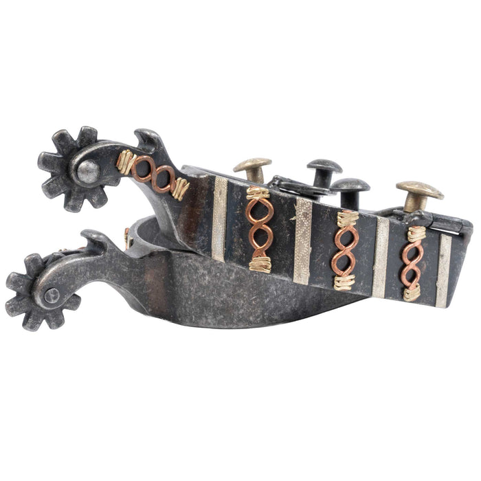 Cowboy Tack Barbwire Large Cup Spurs
