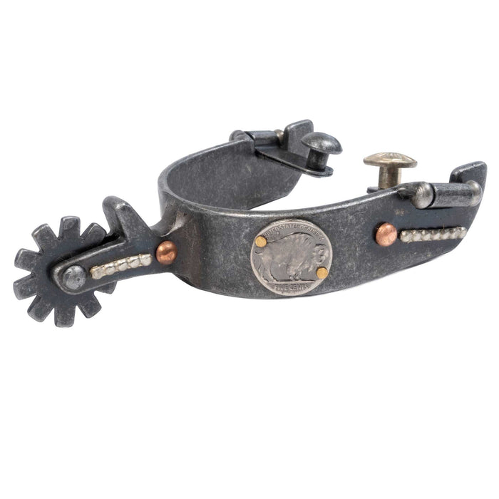 Cowboy Tack Buffalo Coin Spur