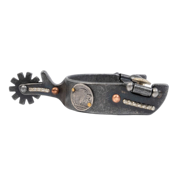 Cowboy Tack Buffalo Coin Spur