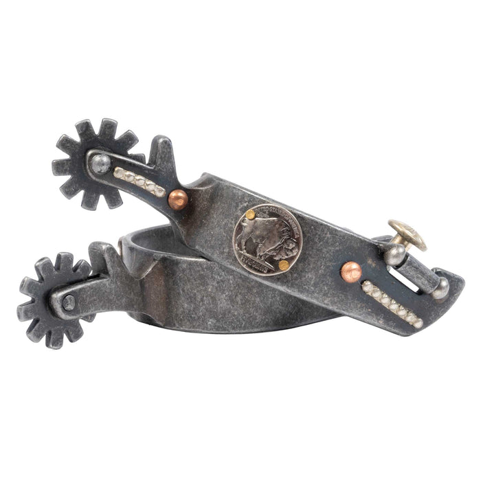 Cowboy Tack Buffalo Coin Spur