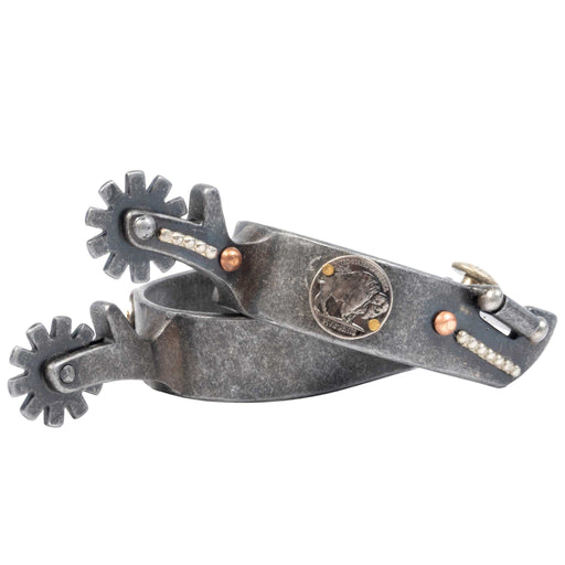 Cowboy Tack Buffalo Coin Spur Tack - Spurs Partrade