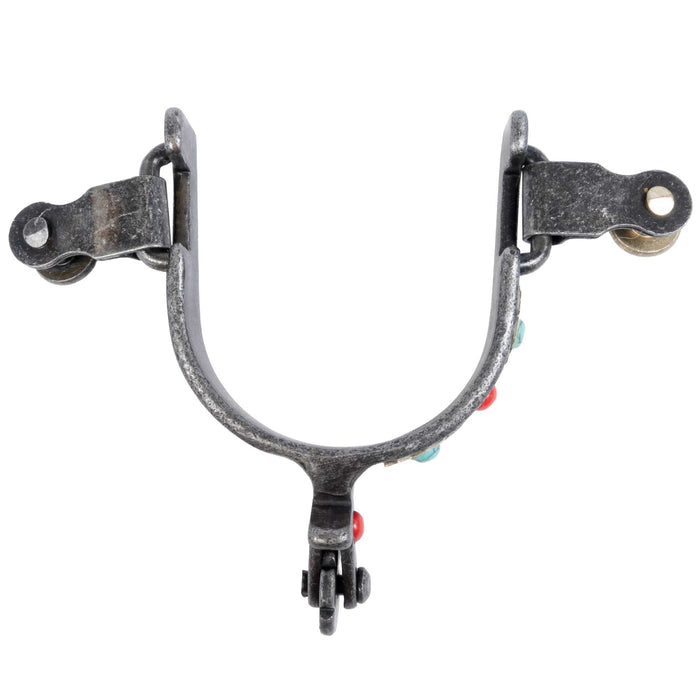 Cowboy Tack Youth Southwest Floral Spurs