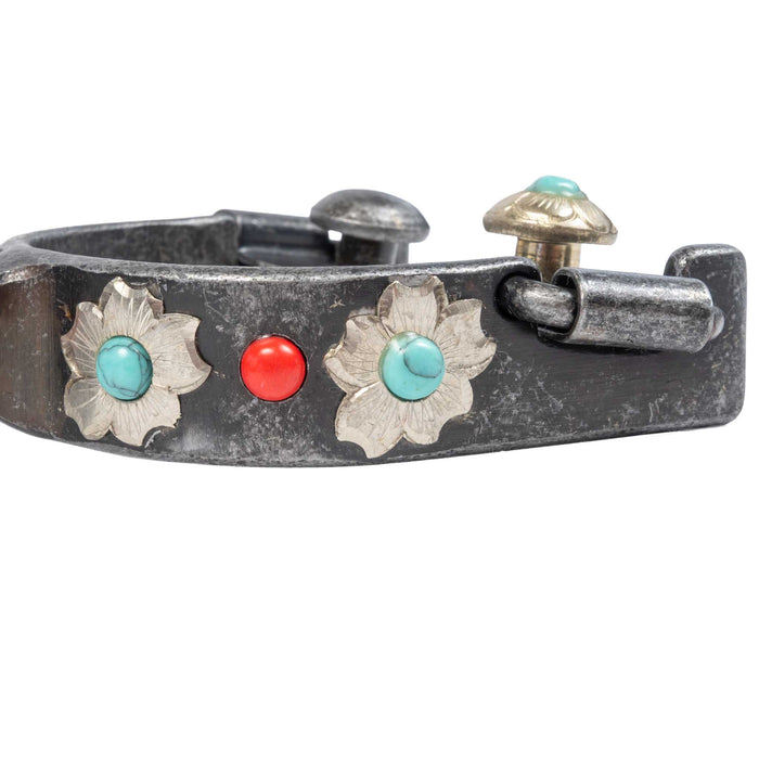 Cowboy Tack Youth Southwest Floral Spurs