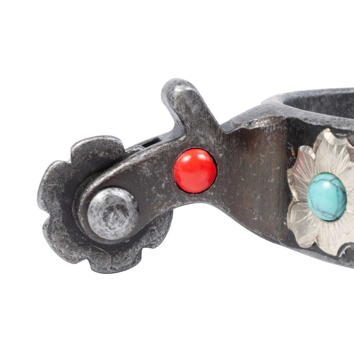 Cowboy Tack Youth Southwest Floral Spurs