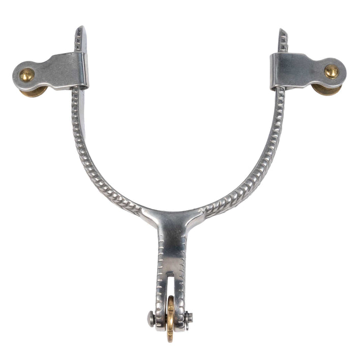Metalab Men's Rope Engraved Spurs