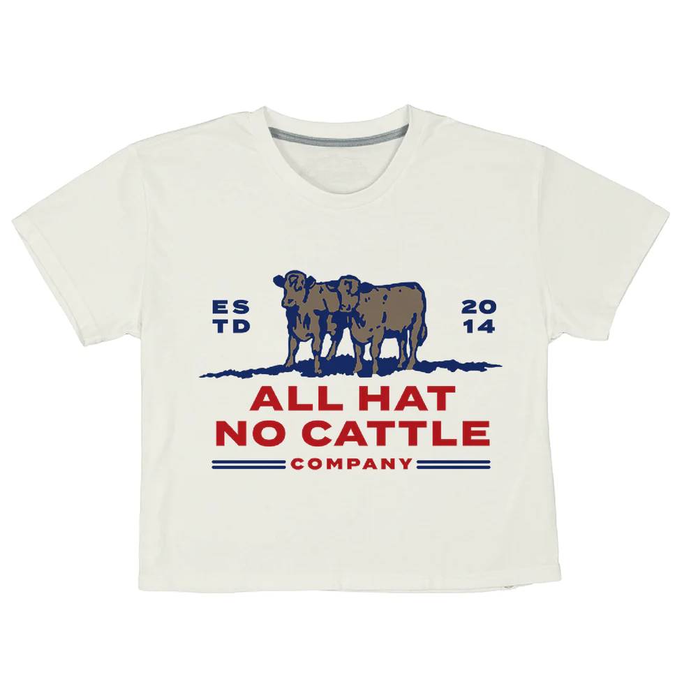 Sendero Provisions Women's All Hat No Cattle Crop Tee WOMEN - Clothing - Tops - Short Sleeved Sendero Provisions Co   