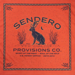 Sendero Provisions "Jackalope" Bandana ACCESSORIES - Additional Accessories - Wild Rags & Scarves Sendero Provisions Co