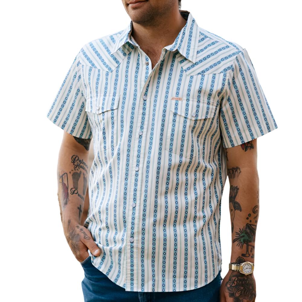 Sendero Provisions Men's Serape Pearl Snap Shirt MEN - Clothing - Shirts - Short Sleeve Sendero Provisions Co