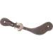 Martin Saddlery Cowboy Spur Straps Tack - Spur Straps Martin Saddlery Chocolate Roughout with Deadwood Buckle  