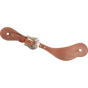 Martin Saddlery Roughout Cowboy Spur Straps Tack - Bits, Spurs & Curbs - Spur Straps Martin Saddlery Harness with Deadwood Buckle  