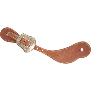 Martin Saddlery Roughout Cowboy Spur Straps Tack - Bits, Spurs & Curbs - Spur Straps Martin Saddlery Harness with Laramie Buckle  