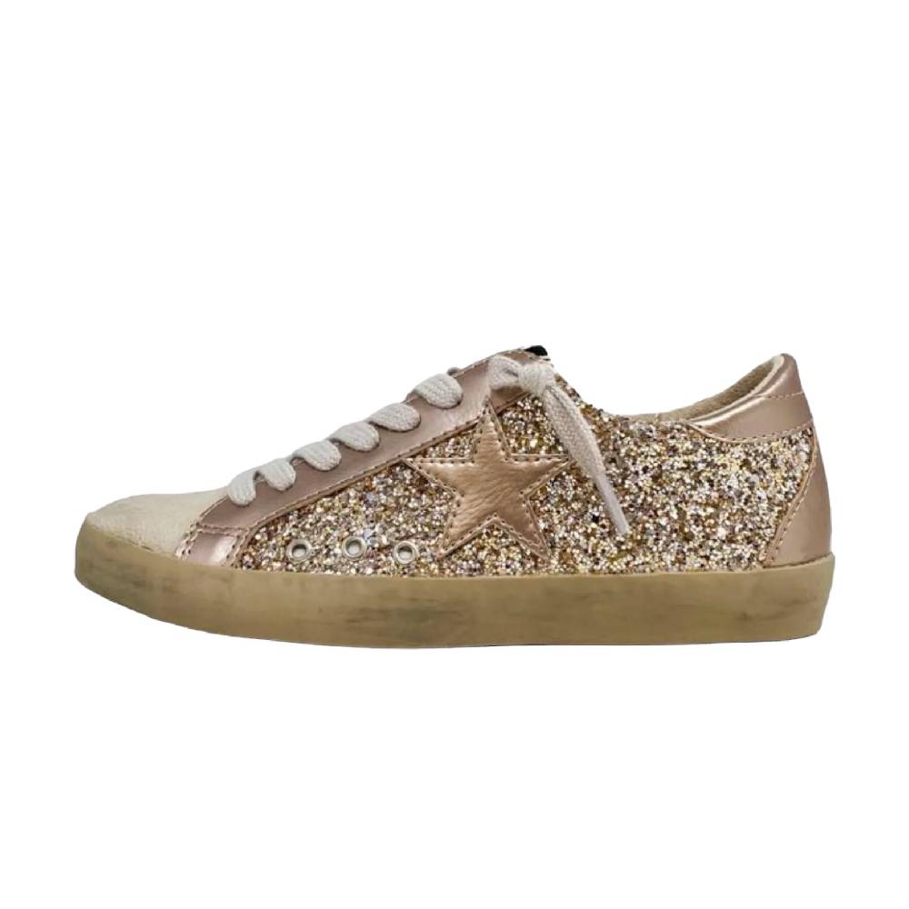 ShuShop Kid's Paula Sneaker - Champagne Glitter KIDS - Girls - Footwear - Casual Shoes ShuShop   