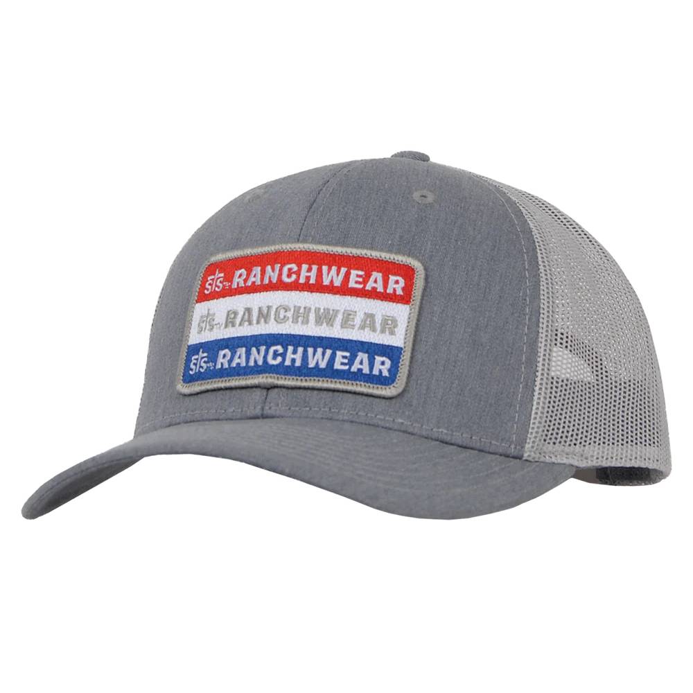 STS Ranchwear Red, White and Blue Patch Hat HATS - BASEBALL CAPS STS Ranchwear   