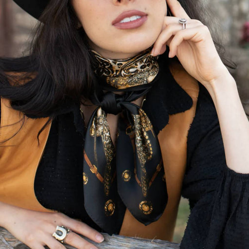 Fringe Scarves "Saddle Up" Long Wild Rag ACCESSORIES - Additional Accessories - Wild Rags & Scarves Fringe Scarves   