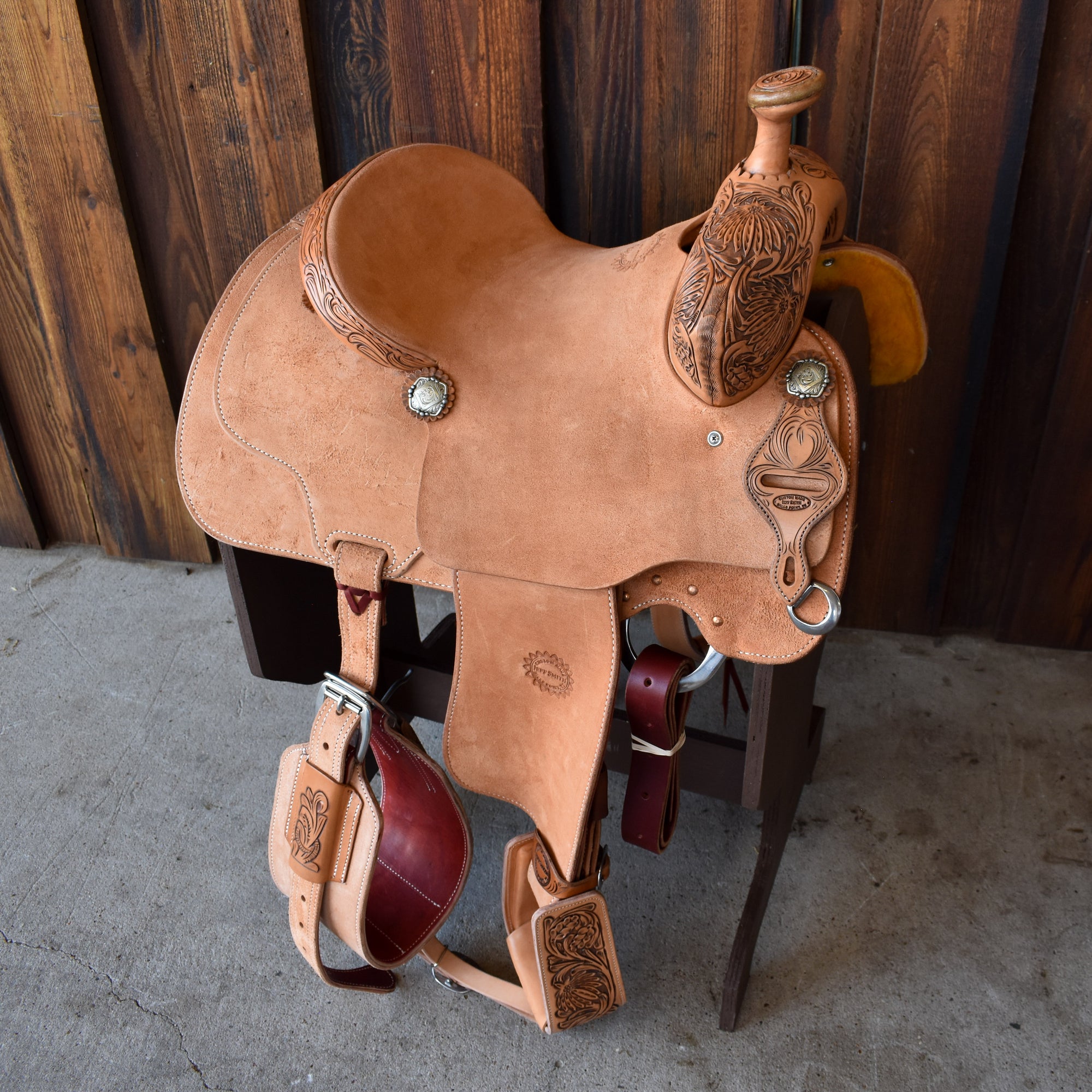 14" JEFF SMITH ROPING SADDLE Saddles Jeff Smith   